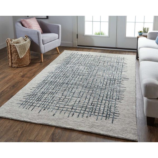 Maddox Gray Black Tan Rectangular 3 Ft. 6 In. x 5 Ft. 6 In. Area Rug, image 3