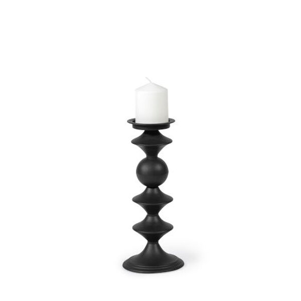Candelero I Black Small Table Candle Holder, image 1