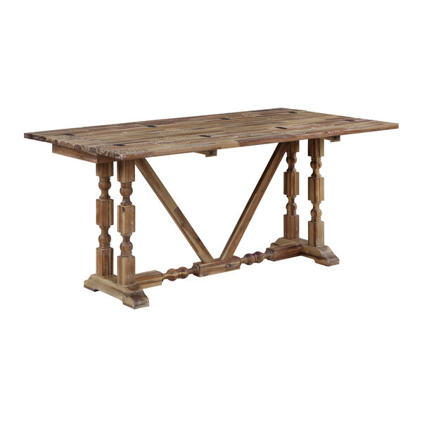 Vail II Natural Brown Fold Out Console Table, image 3