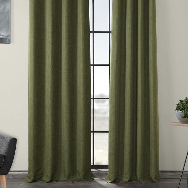 Green Polyester Blackout Single Panel Curtain 50 x 108, image 4