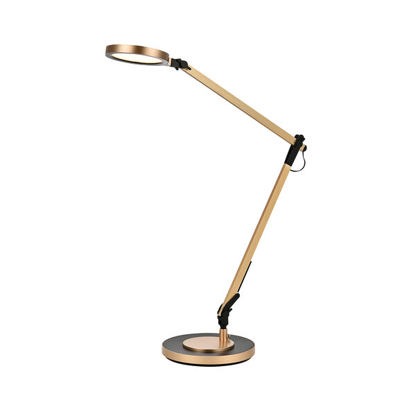 Illumen Champagne Gold One-Light LED Desk Lamp, image 1
