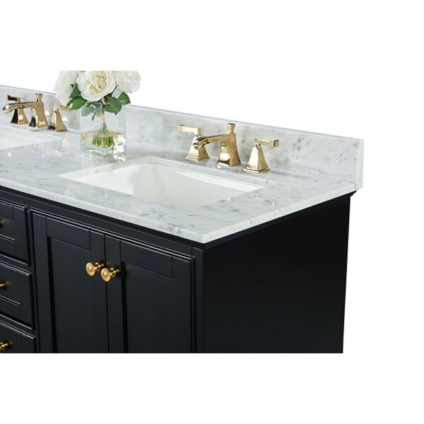 Audrey Black Onyx 60-Inch Vanity Console with Mirror, image 6