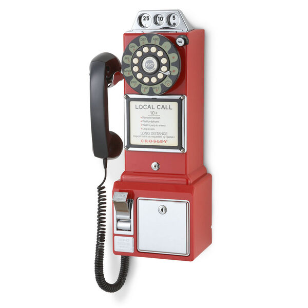 1950s Red Payphone, image 2