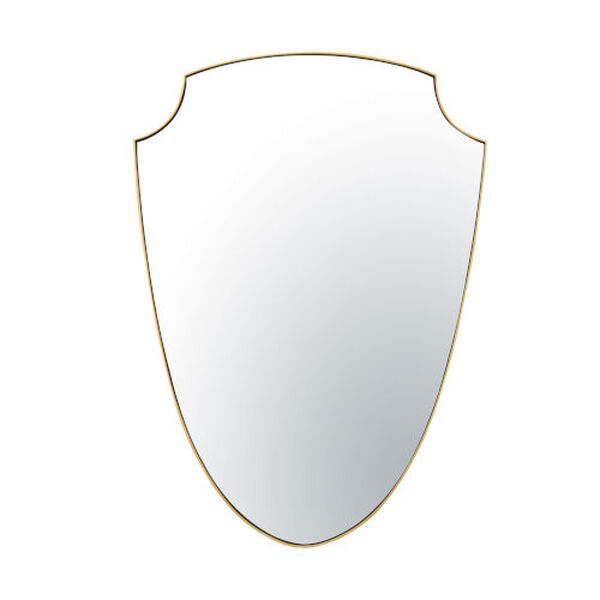 Shield Your Eyes Gold 24 x 34 Inch Wall Mirror, image 1