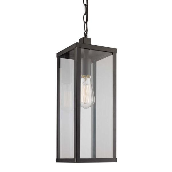 Oxford Black Six-Inch One-Light Hanging Lantern, image 1