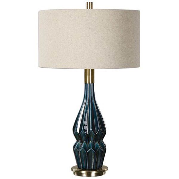 Essex Blue Table Lamp, image 1