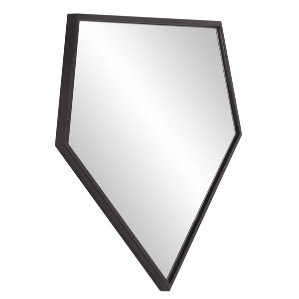 Quintin Brushed Black Wall Mirror, image 2