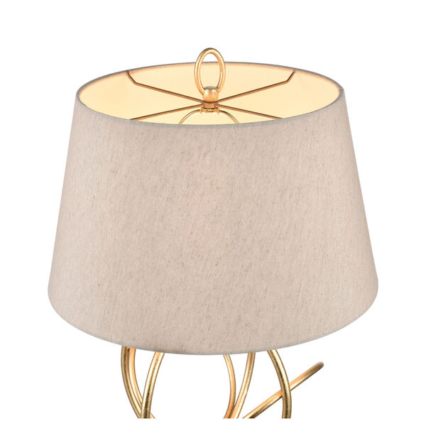 Morely Gold Leaf One-Light Table Lamp, image 3