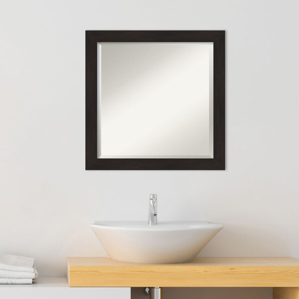 Espresso 24W X 24H-Inch Bathroom Vanity Wall Mirror, image 3