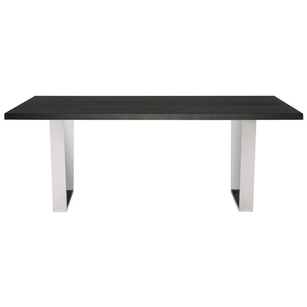Versailles Onyx and Silver 79-Inch Dining Table, image 5