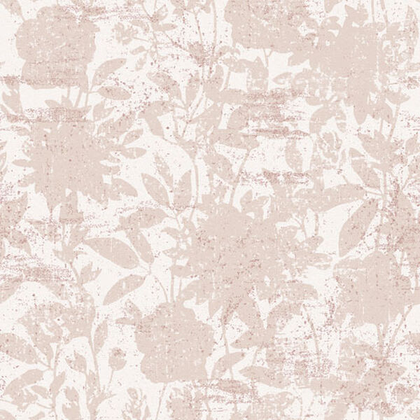 CosmoLiving Garden Floral Dusted Pink Removable Wallpaper, image 1