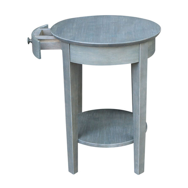 Phillips  Heather Grey 21-Inch  Accent Table with Drawer, image 5