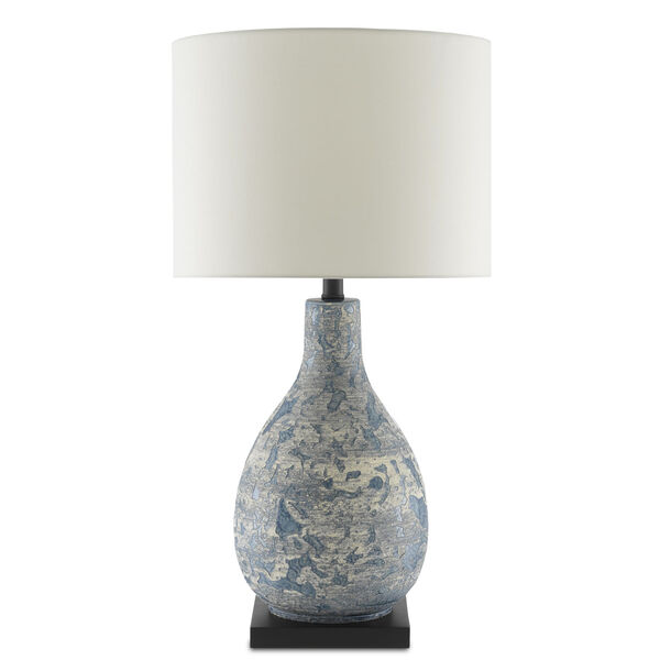 Ostracon Vintage Blue One-Light Table Lamp, image 2