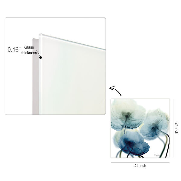 Unfocused Beauty 1 Frameless Free Floating Tempered Glass Graphic Wall Art, image 2