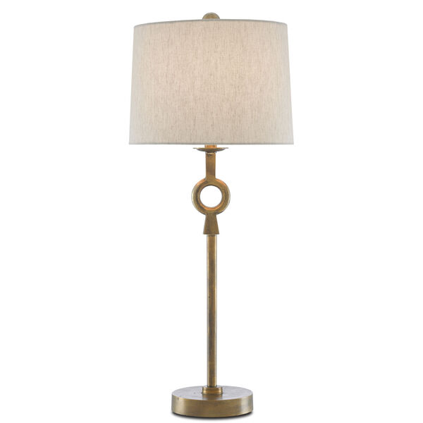 Germaine Antique Brass One-Light Table Lamp, image 3