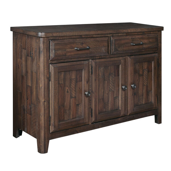Sawmill Distressed Espresso Three-Door Farmhouse Buffet with Storage Drawers, image 6