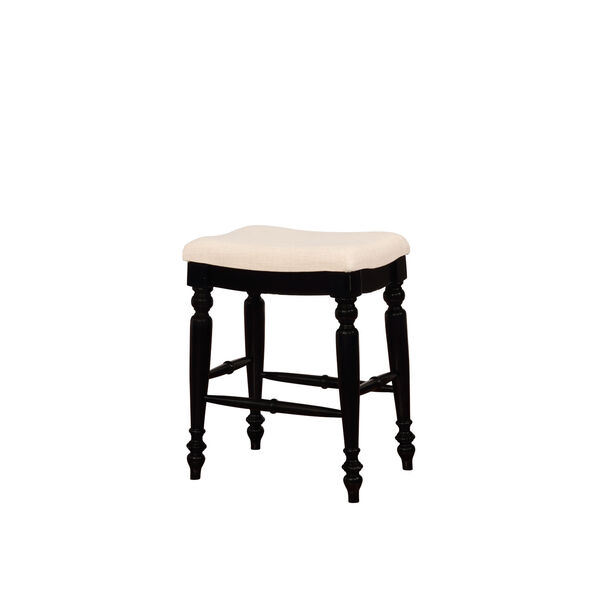 Lincoln Black Backless Counter Stool, image 5