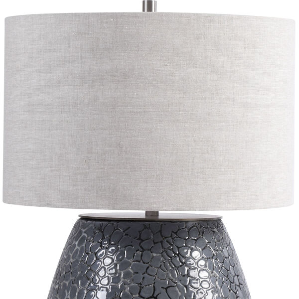 Pebbles Metallic Gray Table Lamp, image 6