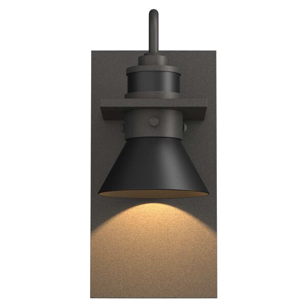 Erlenmeyer Coastal Natural Iron One-Light Outdoor Sconce with Coastal Black Accents, image 1