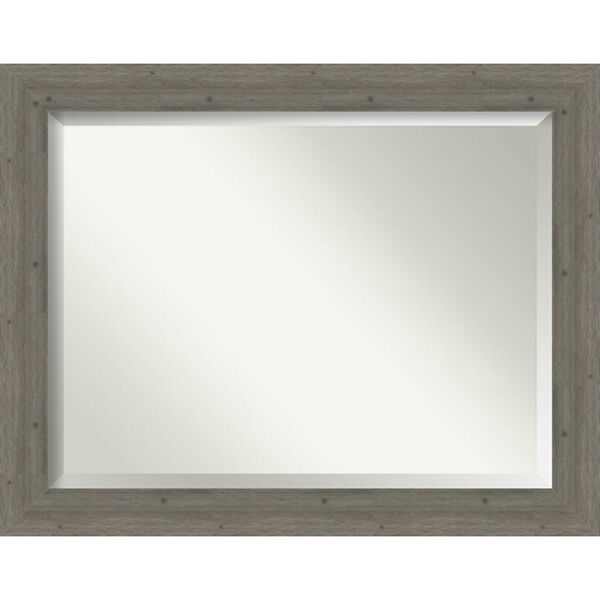 Fencepost Gray Bathroom Wall Mirror, image 1