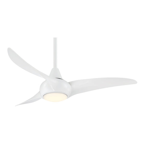 Light Wave White 44-Inch LED Ceiling Fan, image 1