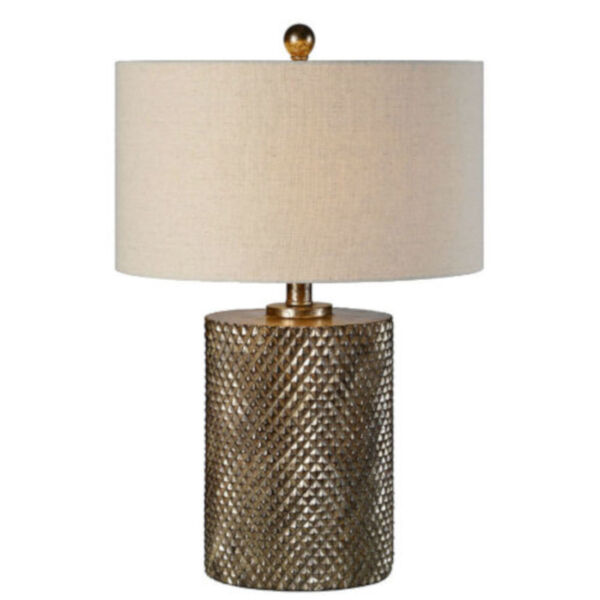 Anita Champagne and Bronze One-Light Table Lamp Set of Two, image 1