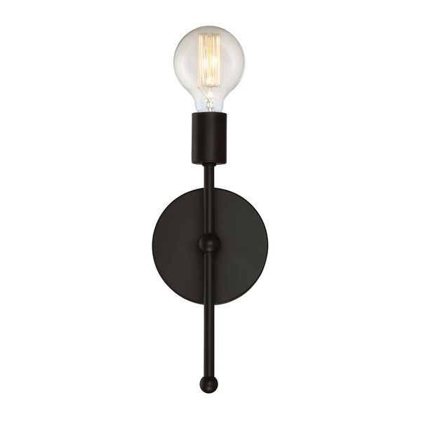 Whittier Rubbed Bronze One-Light Wall Sconce, image 4