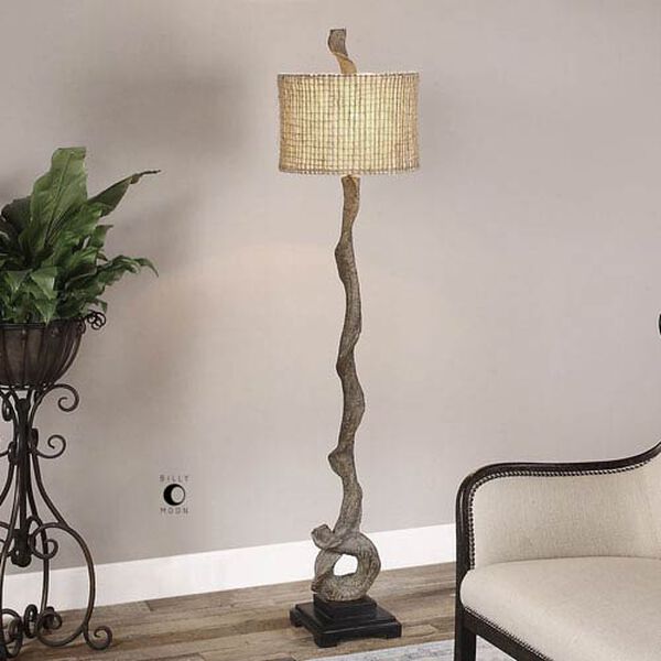 Weathered Driftwood One-Light Floor Lamp, image 2