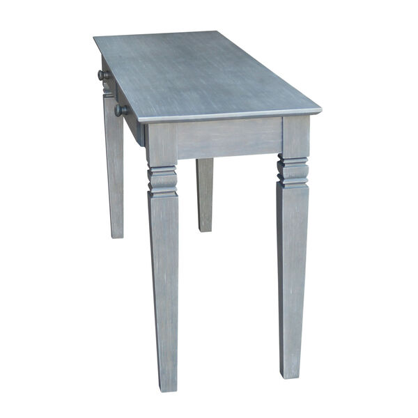 Java  Heather Grey 52-Inch  Console Table with Two Drawers, image 5