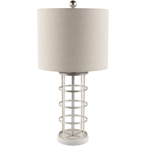 Bennu Silver and Ivory Table Lamp, image 1