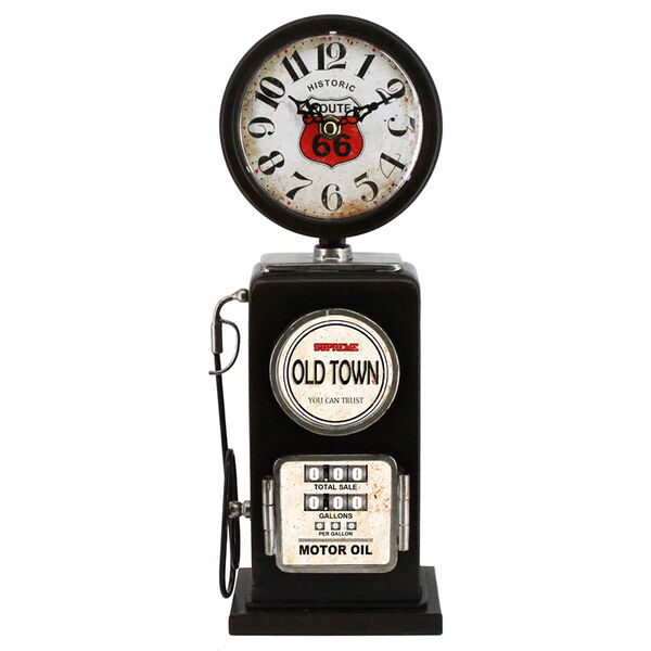 Old Town Black Table Top Clock, image 1