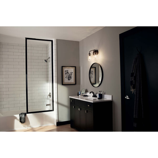 Light Bath Vanity Fixture 45458oz, Two Light Bathroom Vanity Fixtures