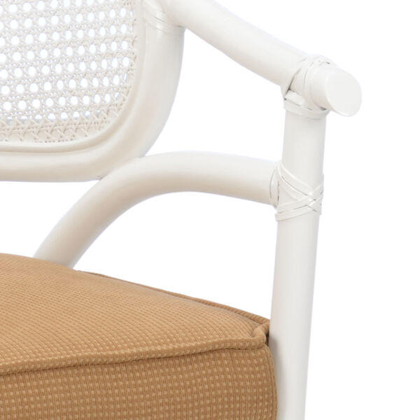 Remington White Lacquer Arm Chair, image 3