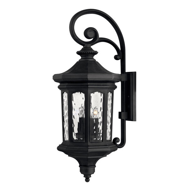 Raley Large Museum Black Outdoor Wall Mount, image 1
