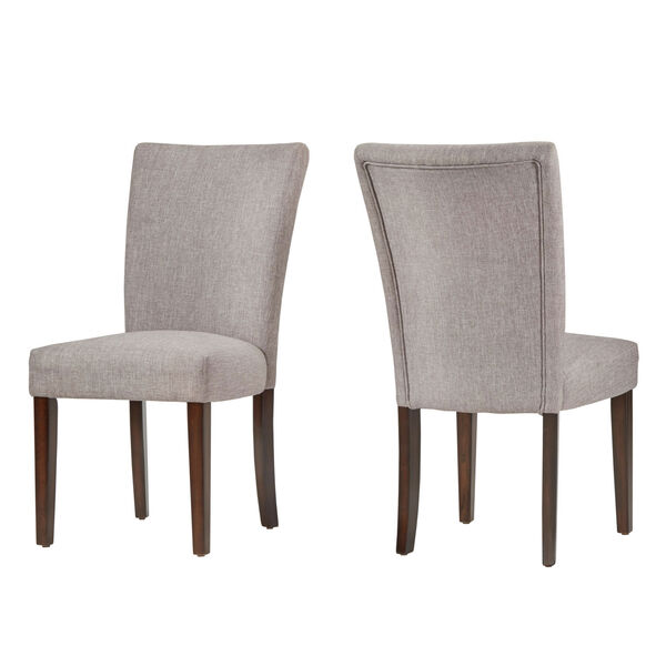 Fitch Smoke Parson Linen Side Chair, Set of 2, image 1