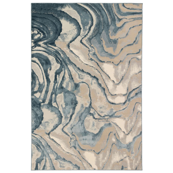 Liora Manne Soho Blue 39 x 59 Inches Agate Indoor Rug, image 1