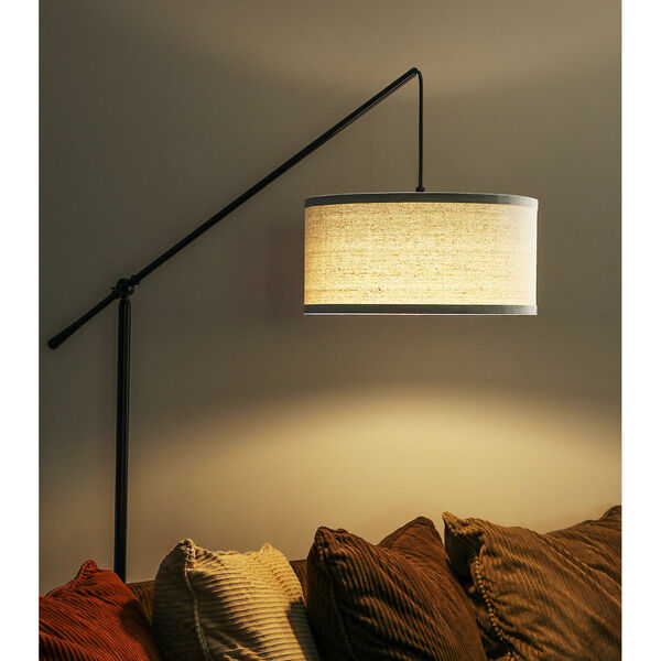 Hudson Black LED Floor Lamp, image 4