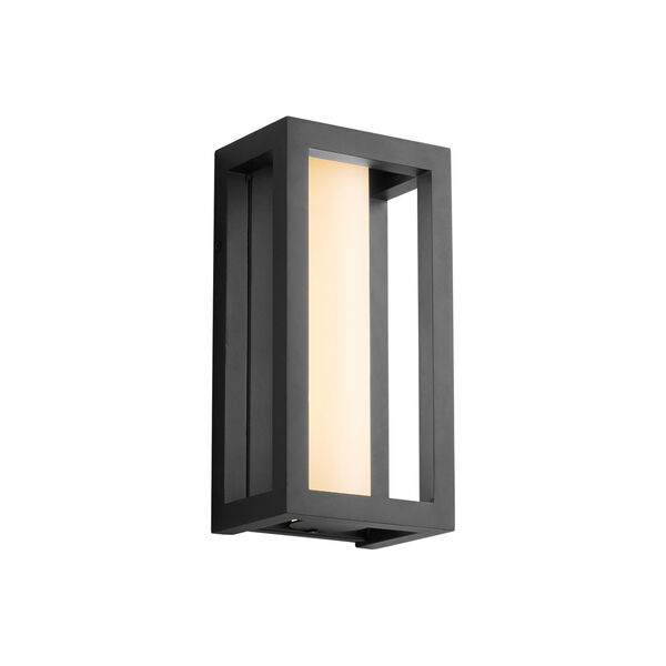 Aperto Black Six-Inch LED Outdoor Wall Sconce, image 2
