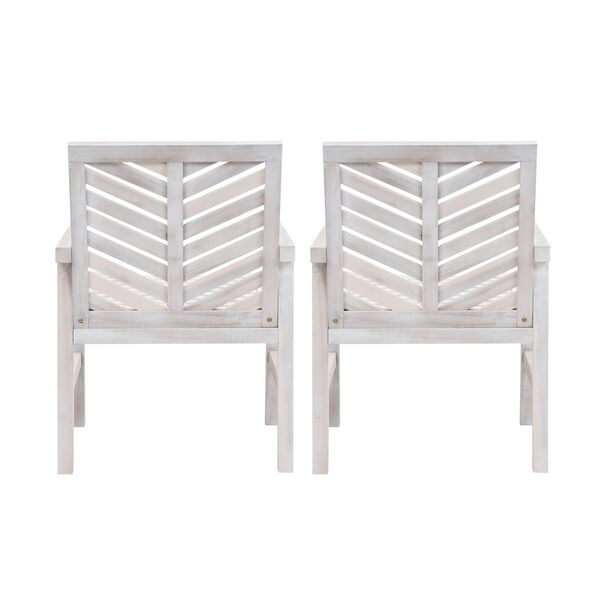 Vincent White Wash Patio Chair, Set of 2, image 3
