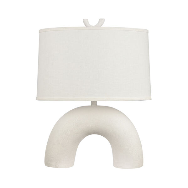 Flection Dry White One-Light Table Lamp, image 1