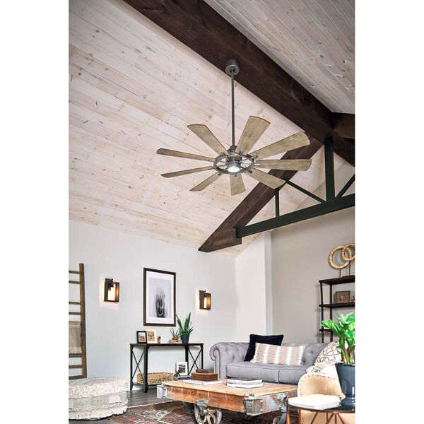 Gentry Anvil Iron LED 65-Inch Ceiling Fan, image 4