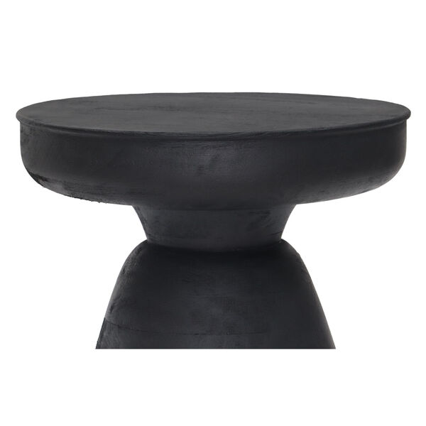 Sage Matte Black and Black Side Table, image 6