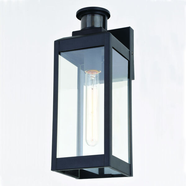 Kinzie Textured Black One-Light Outdoor Wall Mount, image 2