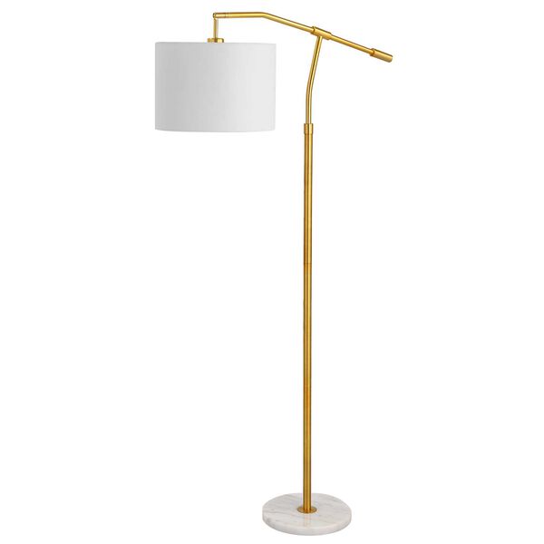 Kenwood Gold and White One-Light Floor Lamp, image 4