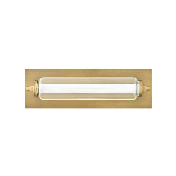 Lucien Lacquered Brass Small Integrated LED Bath Strip, image 1