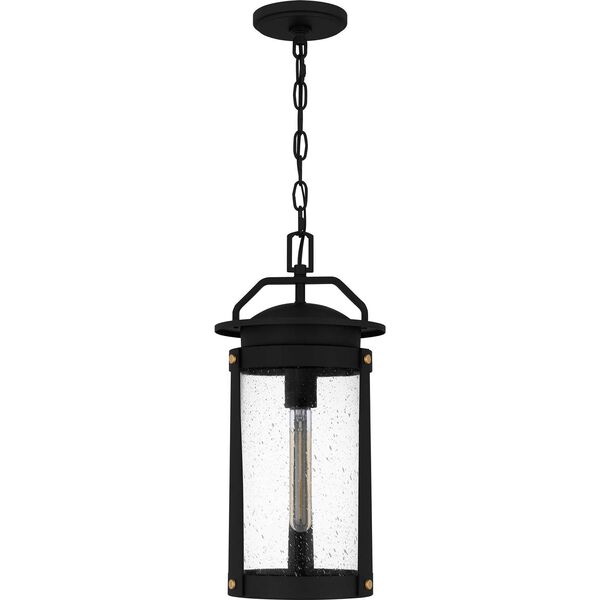 Clifton Earth Black One-Light Outdoor Pendant, image 2