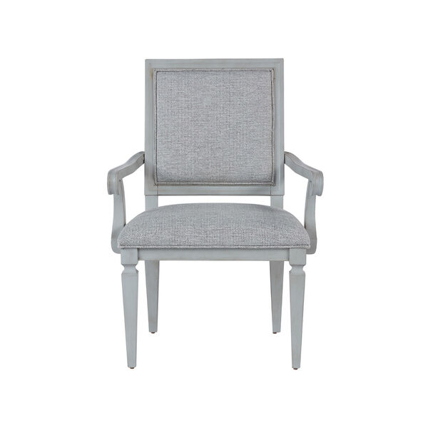 Summer Hill French Gray Woven Accent Arm Chair, Set of 2, image 1
