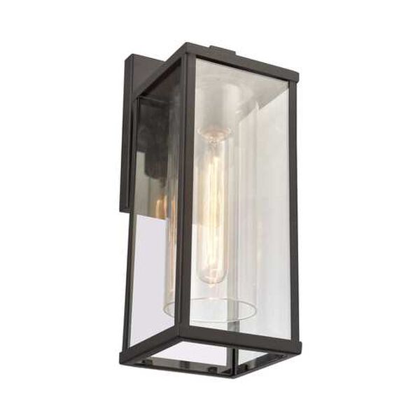 Augusta Matte Black 14-Inch One-Light Outdoor Wall Sconce, image 5