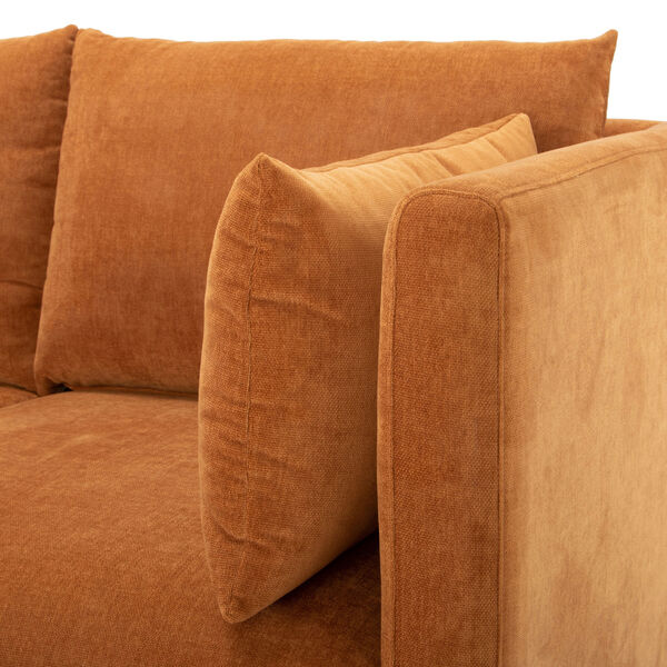 Signature Burnt Orange 82-Inch Sofa with Throw Pillows, image 5