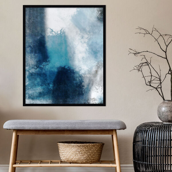 Amy Lighthall Black Aqua Abstract I 27 x 33 Inch Wall Art, image 5